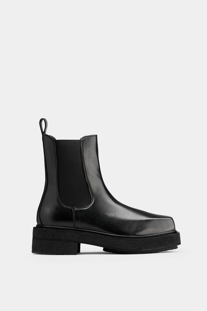 Ortega II Black Leather