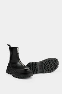 Raven II Black Leather