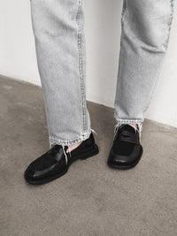 Savant Black Calf-Hair