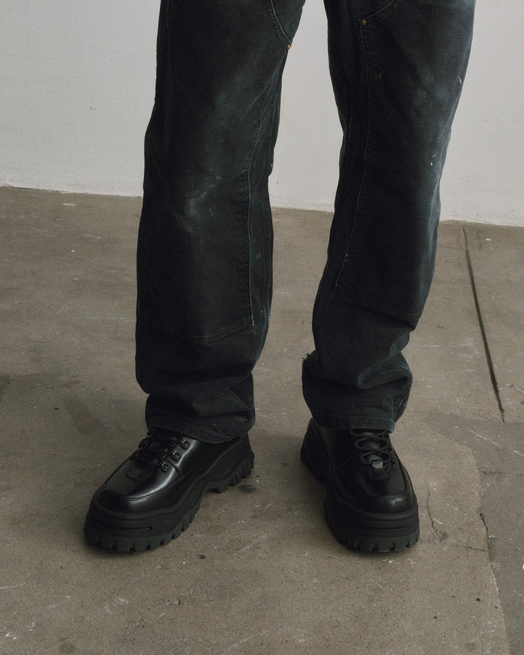 Angel Black Leather
