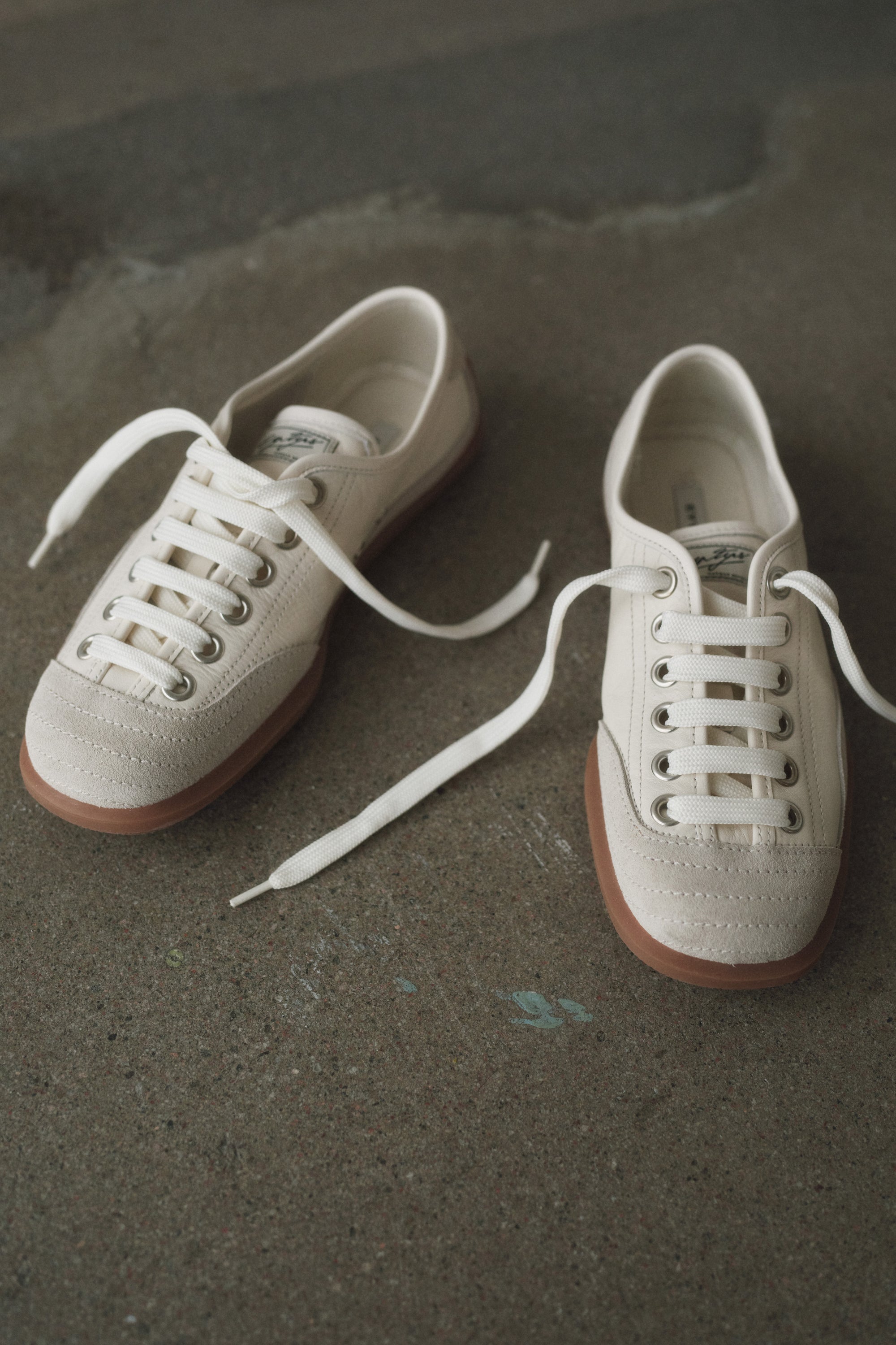 Balestra White Leather
