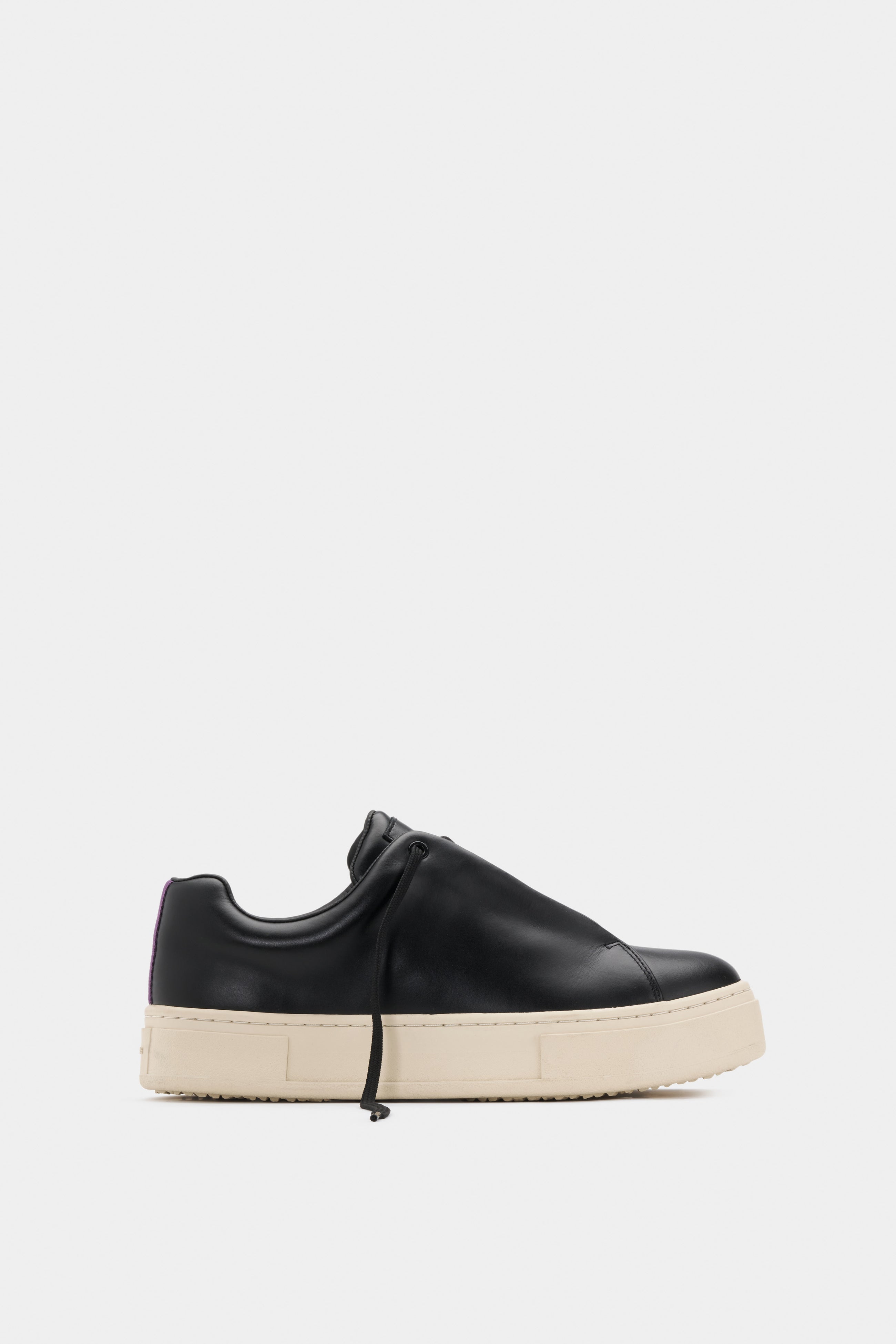 Doja Lace-Up Black Leather