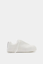 Doja Lace-Up White Leather