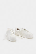 Doja Lace-Up White Leather