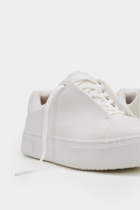Doja Lace-Up White Leather