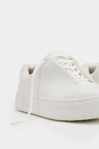Doja Lace-Up White Leather