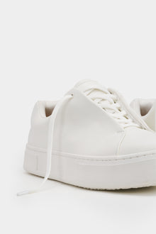 Doja Lace-Up White Leather