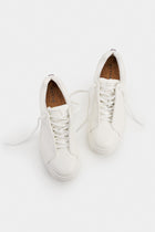 Doja Lace-Up White Leather